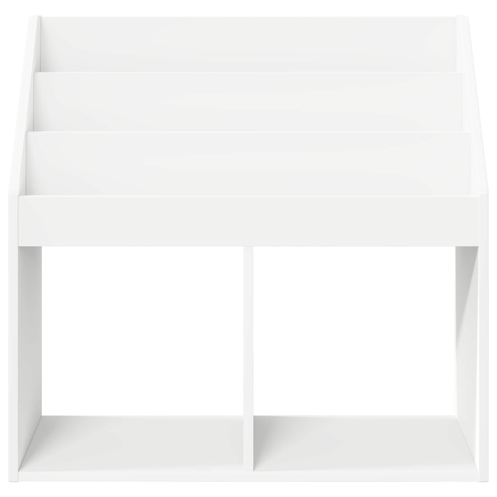 vidaXL Biblioteczka dla dzieci Biały 72,5 x 29,5 x 69 cm