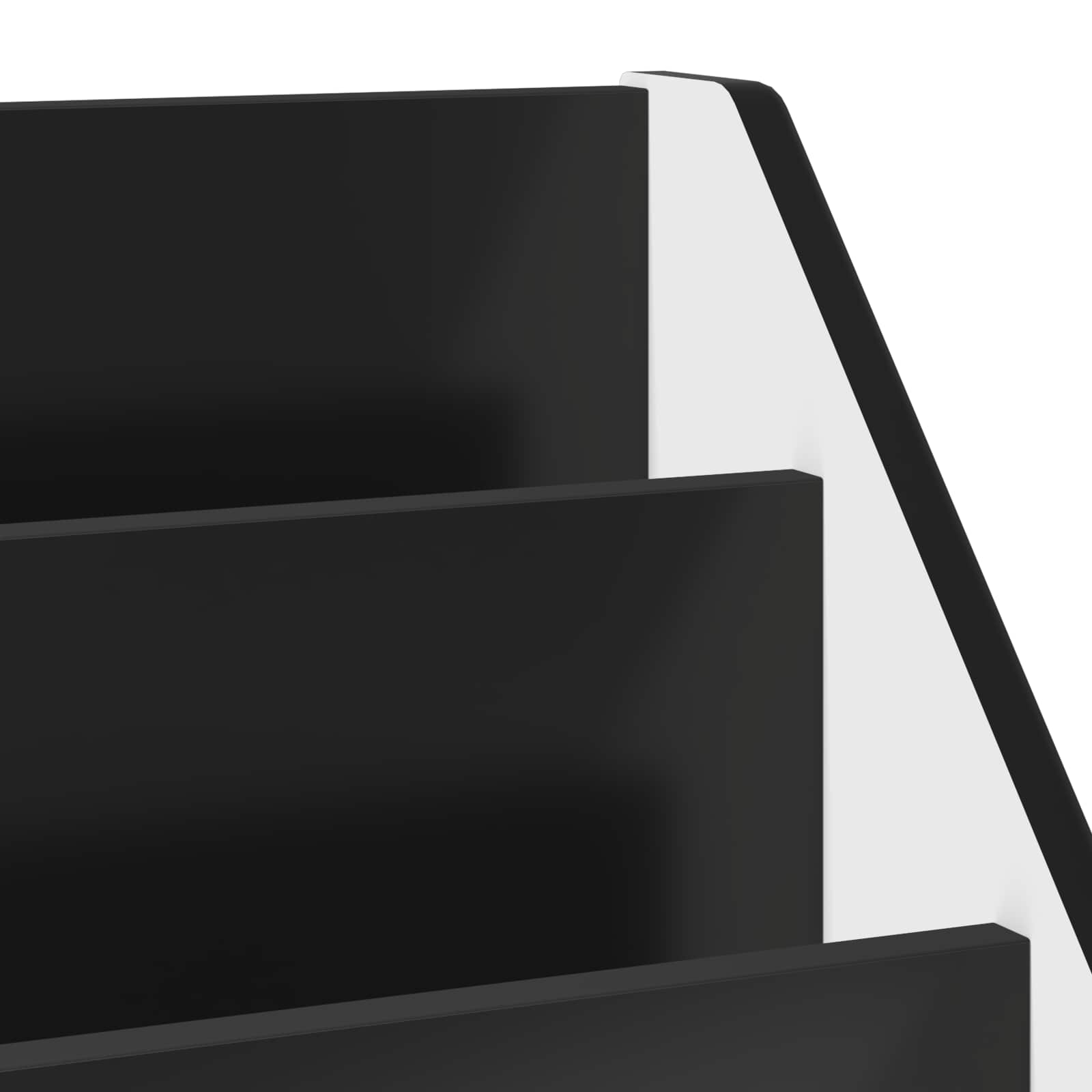 vidaXL Biblioteczka dla dzieci Czarny 72,5 x 29,5 x 69 cm