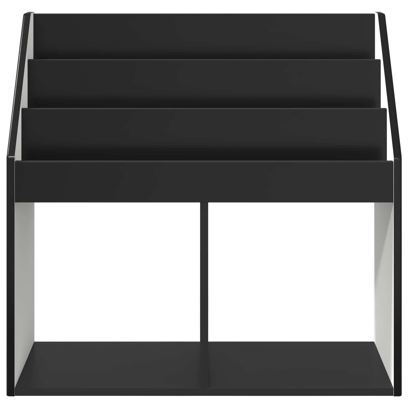 vidaXL Biblioteczka dla dzieci Czarny 72,5 x 29,5 x 69 cm