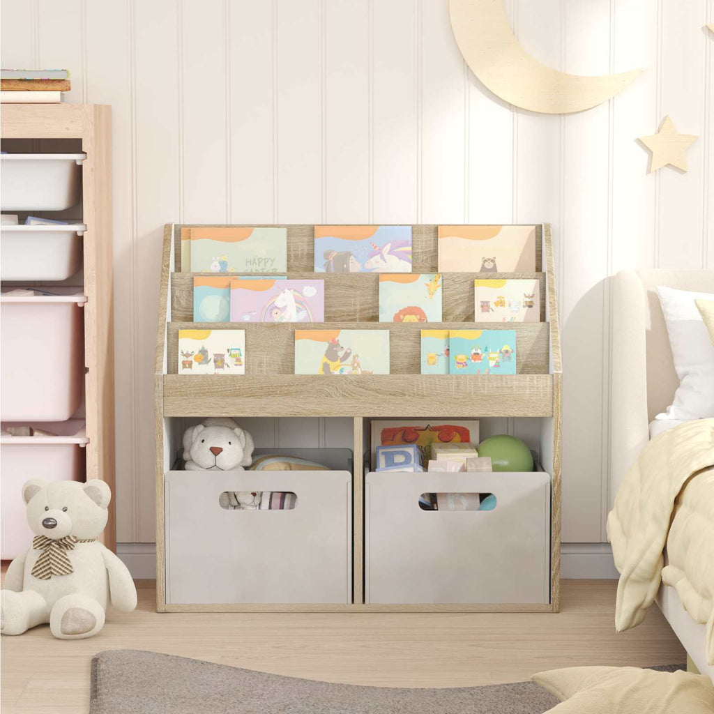 vidaXL Biblioteczka dla dzieci Dąb Sonoma 72,5 x 29,5 x 69 cm