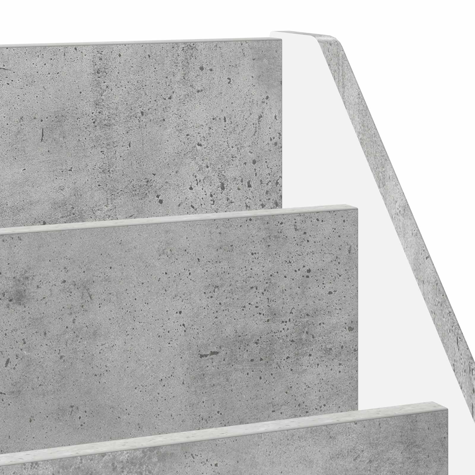 vidaXL Biblioteczka dla dzieci Betonowy szary 72,5 x 29,5 x 69 cm