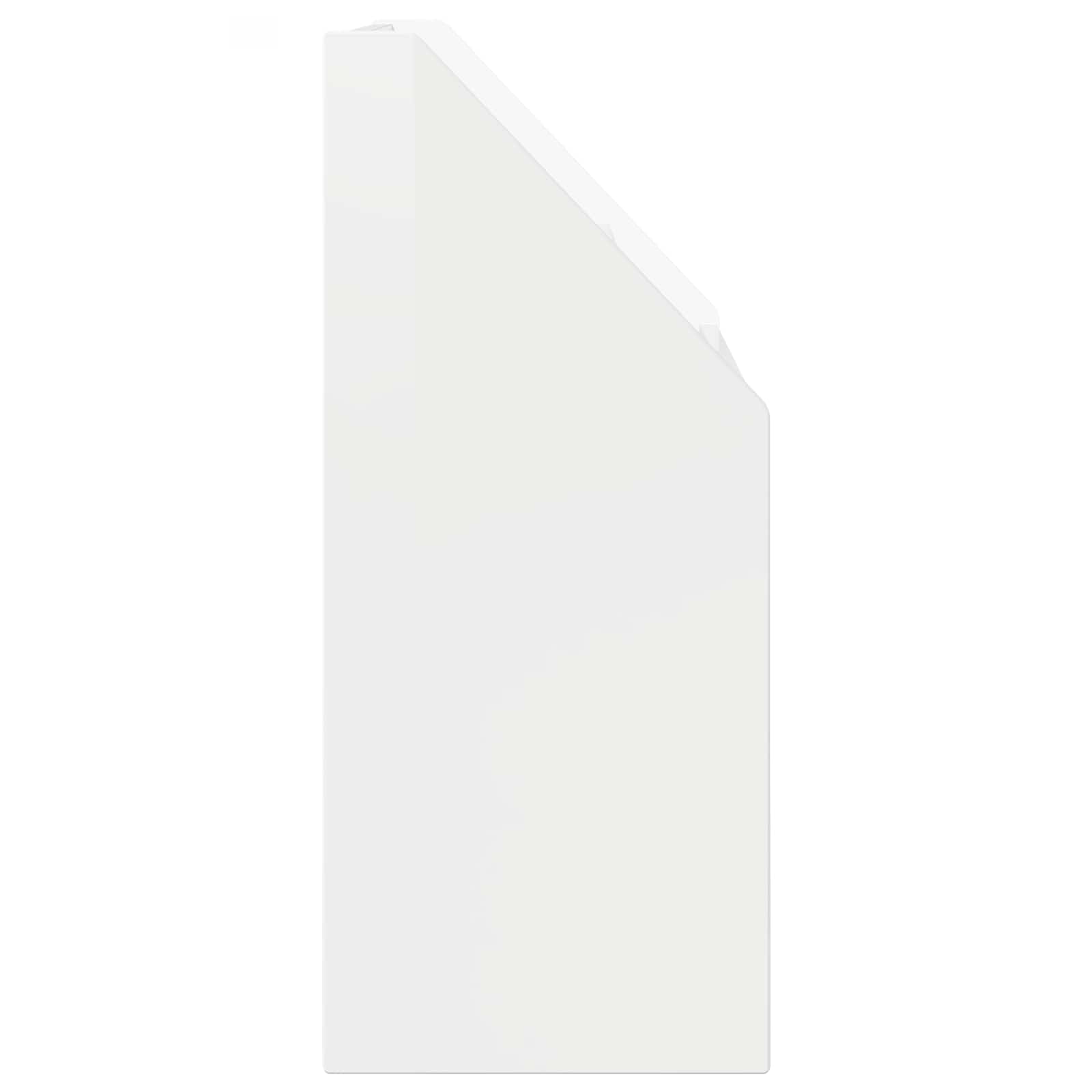 vidaXL Biblioteczka dla dzieci Wysoki połysk biały 72,5 x 29,5 x 69 cm