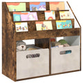 vidaXL Biblioteczka dla dzieci Dąb wędzony 72,5 x 29,5 x 69 cm