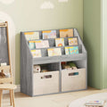 vidaXL Biblioteczka dla dzieci Szary Sonoma 72,5 x 29,5 x 69 cm
