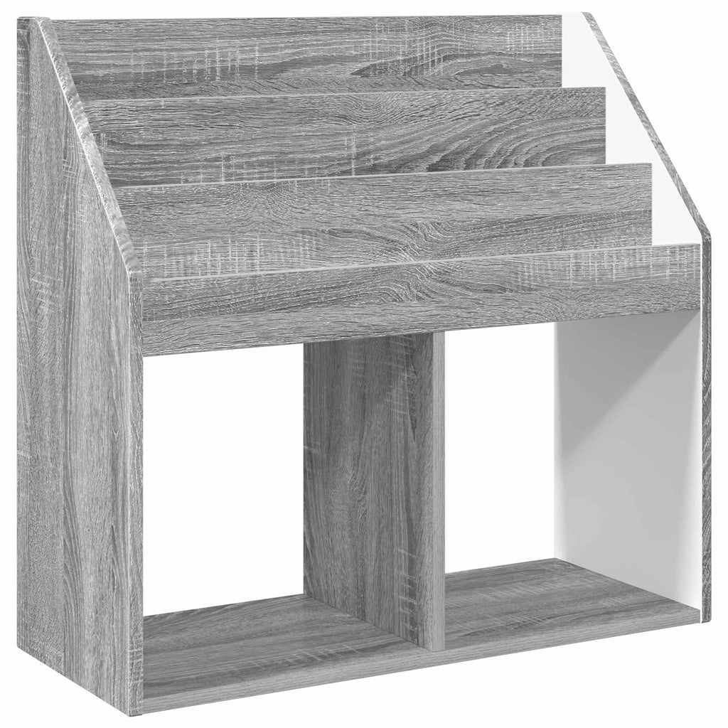 vidaXL Biblioteczka dla dzieci Szary Sonoma 72,5 x 29,5 x 69 cm