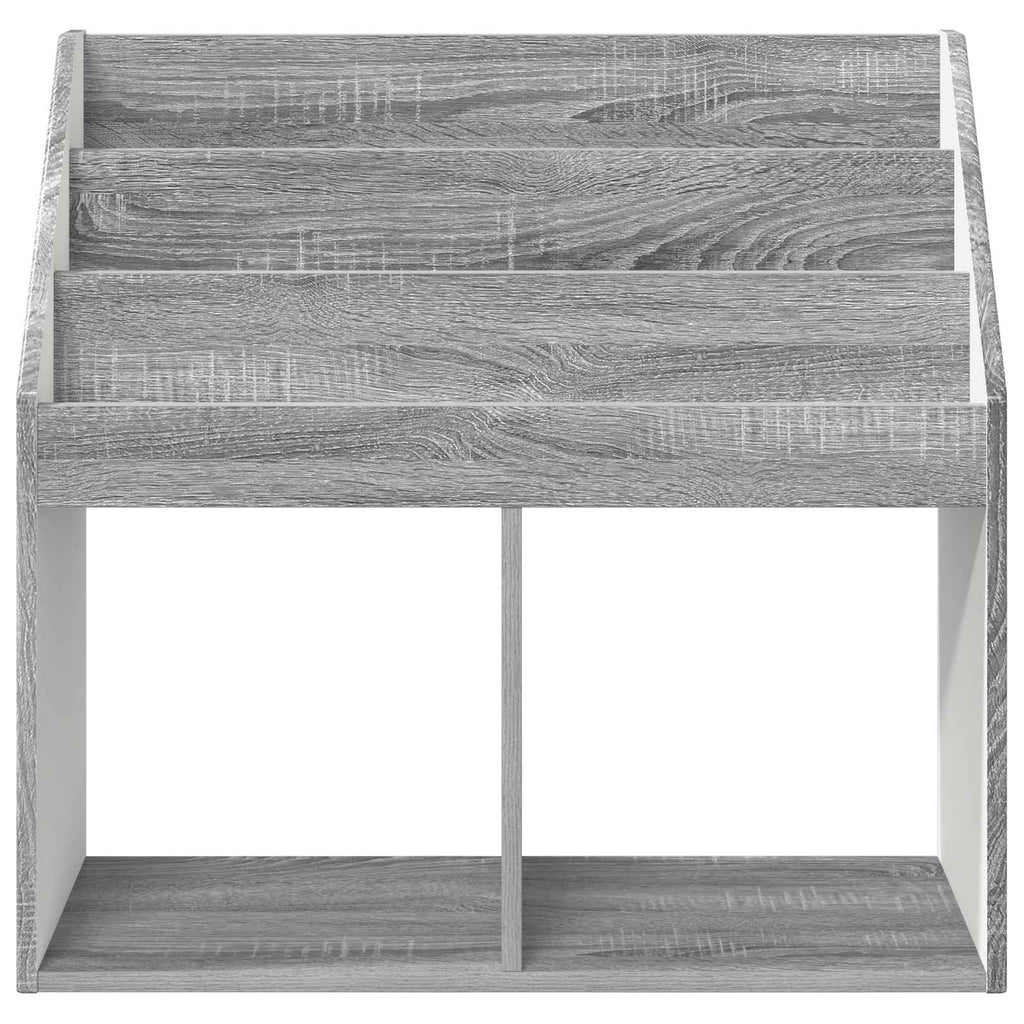 vidaXL Biblioteczka dla dzieci Szary Sonoma 72,5 x 29,5 x 69 cm