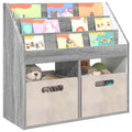 vidaXL Biblioteczka dla dzieci Szary Sonoma 72,5 x 29,5 x 69 cm