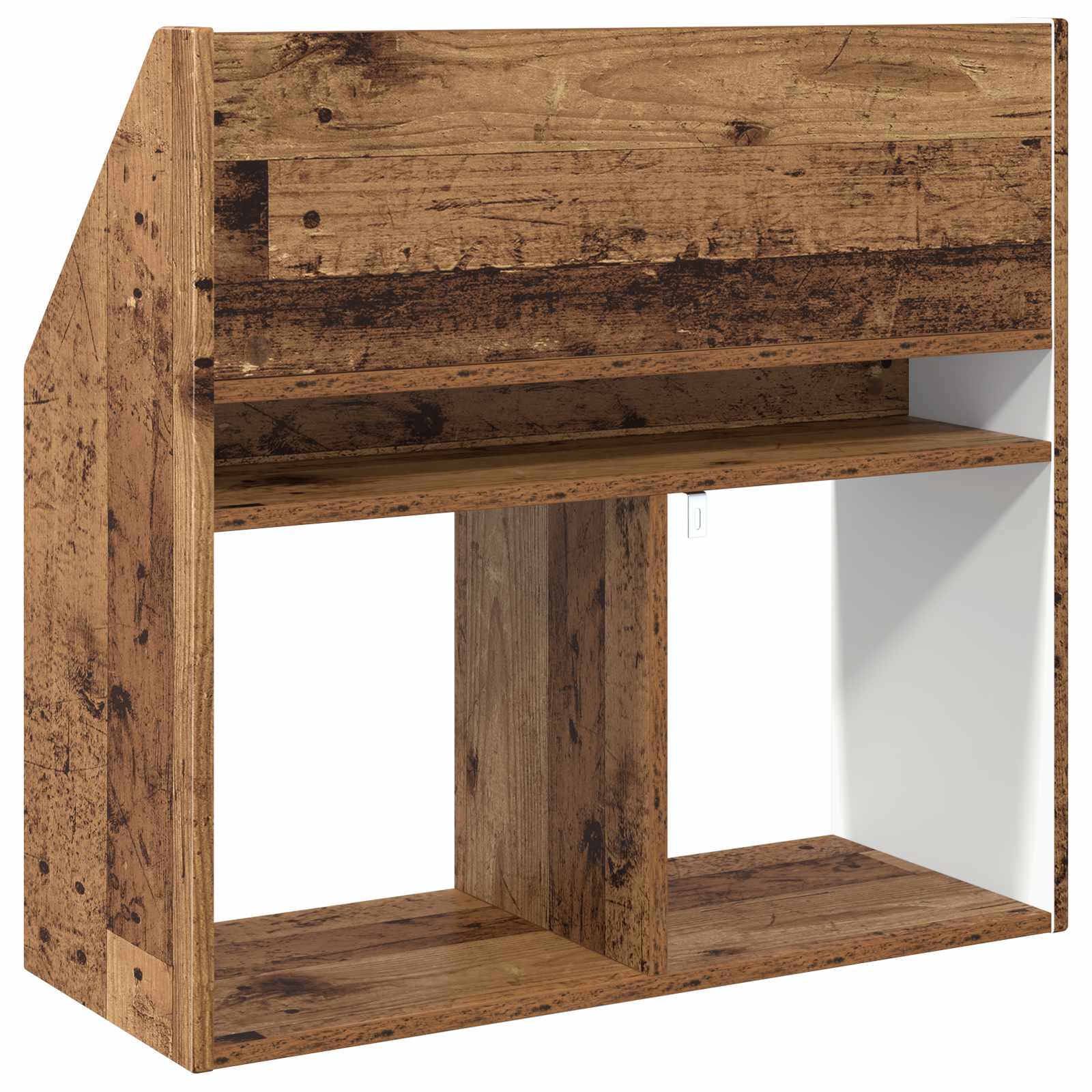 vidaXL Biblioteczka dla dzieci Stare drewno 72,5 x 29,5 x 69 cm