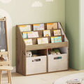 vidaXL Biblioteczka dla dzieci Dąb rzemieślniczy 72,5 x 29,5 x 69 cm