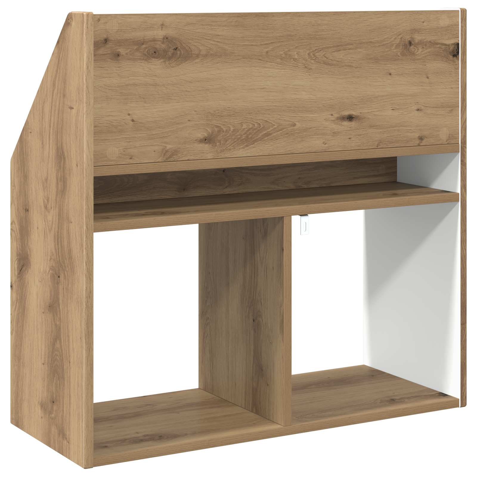 vidaXL Biblioteczka dla dzieci Dąb rzemieślniczy 72,5 x 29,5 x 69 cm