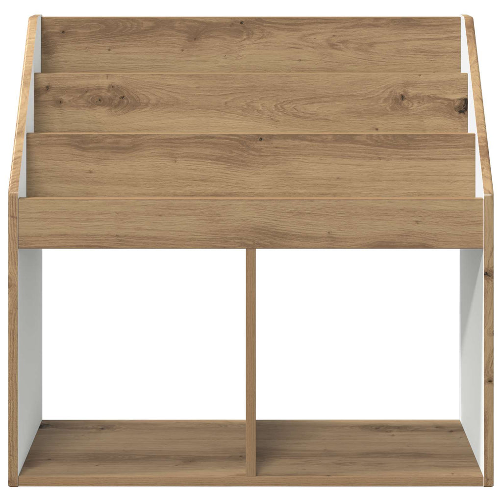 vidaXL Biblioteczka dla dzieci Dąb rzemieślniczy 72,5 x 29,5 x 69 cm