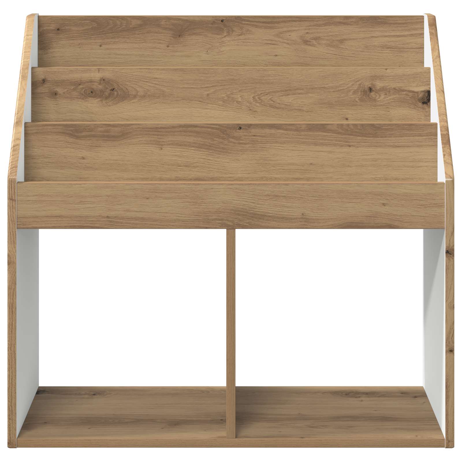 vidaXL Biblioteczka dla dzieci Dąb rzemieślniczy 72,5 x 29,5 x 69 cm