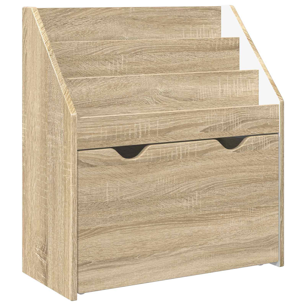 vidaXL Biblioteczka dla dzieci z szufladą Dąb Sonoma 60 x 29,5 x 69 cm