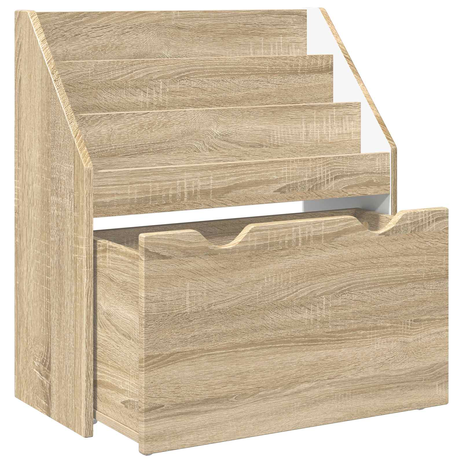 vidaXL Biblioteczka dla dzieci z szufladą Dąb Sonoma 60 x 29,5 x 69 cm
