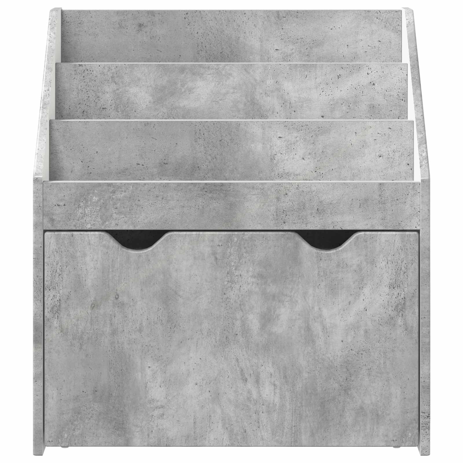 vidaXL Biblioteczka dla dzieci Betonowy szary 60 x 29,5 x 69 cm