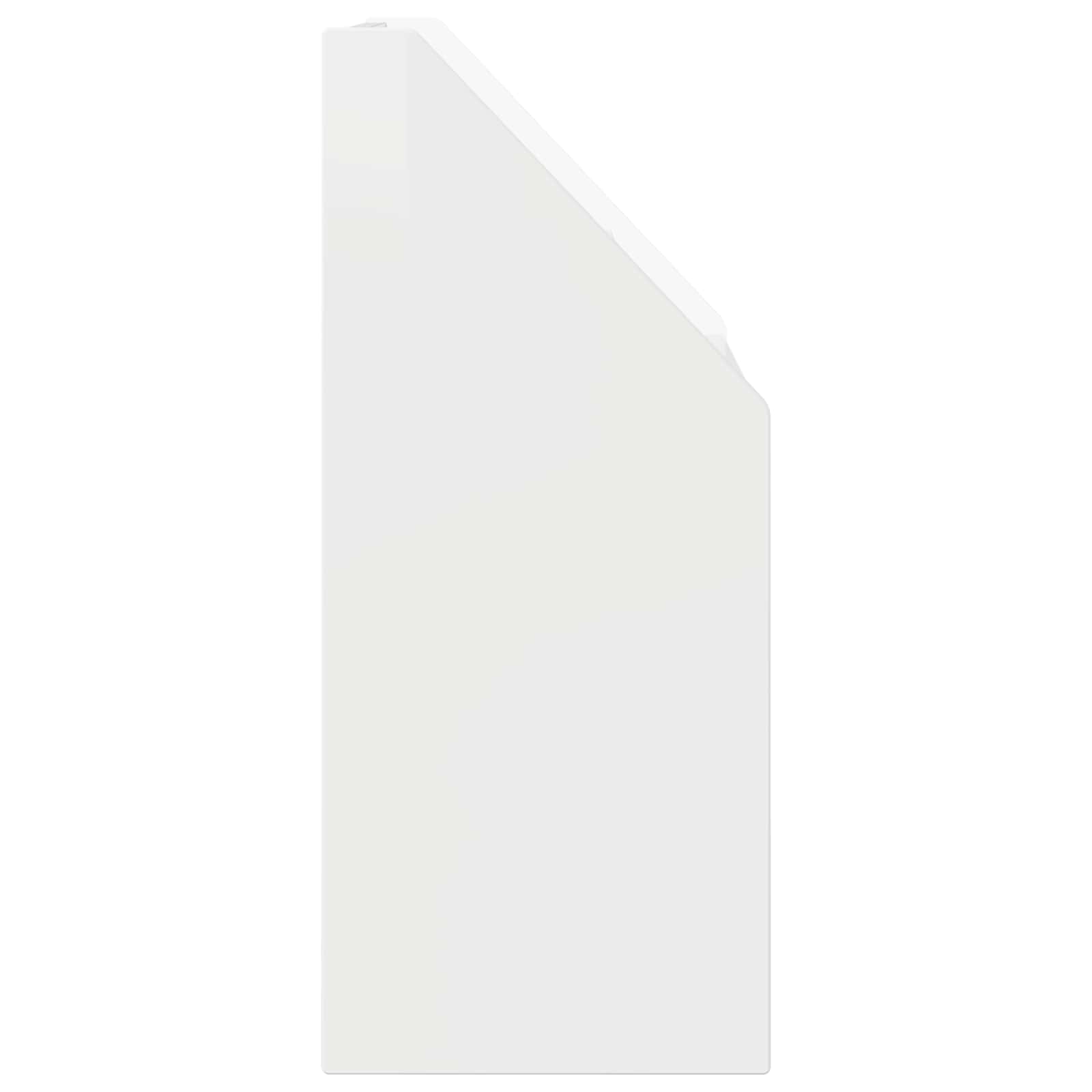 vidaXL Biblioteczka dla dzieci Wysoki połysk biały 60 x 29,5 x 69 cm