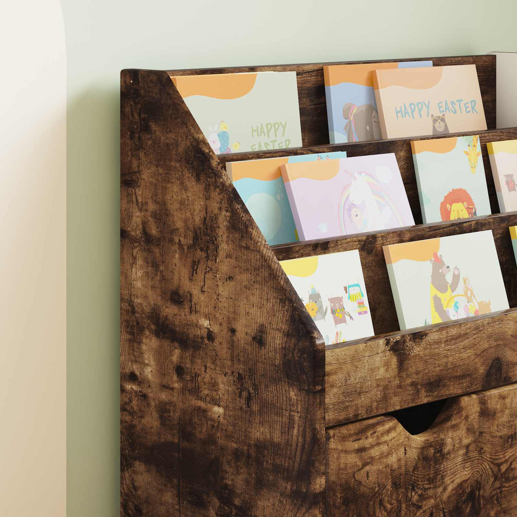 vidaXL Biblioteczka dla dzieci Dąb wędzony 60 x 29,5 x 69 cm