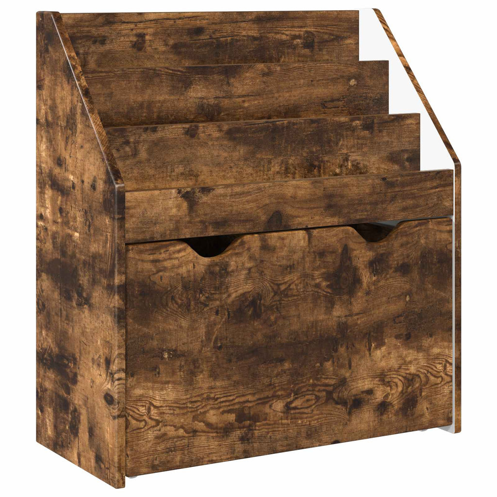 vidaXL Biblioteczka dla dzieci Dąb wędzony 60 x 29,5 x 69 cm