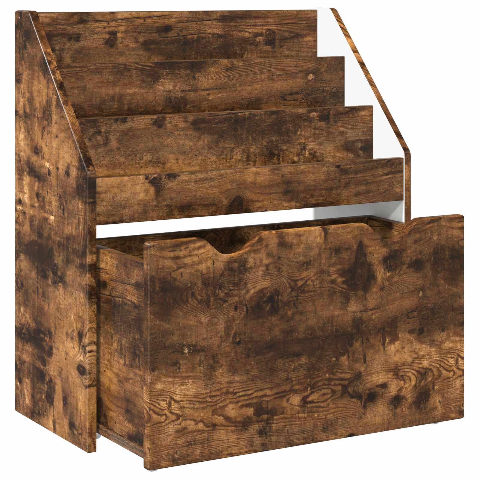 vidaXL Biblioteczka dla dzieci Dąb wędzony 60 x 29,5 x 69 cm