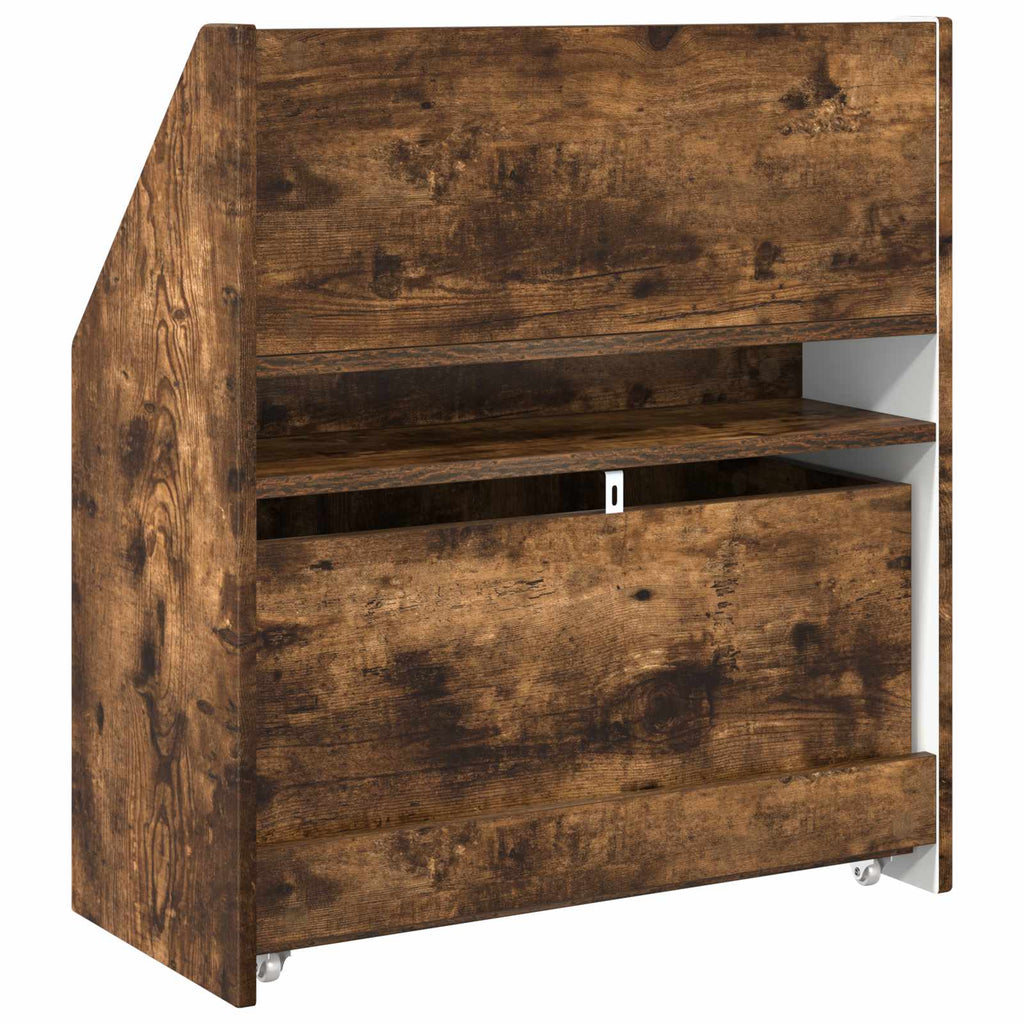 vidaXL Biblioteczka dla dzieci Dąb wędzony 60 x 29,5 x 69 cm