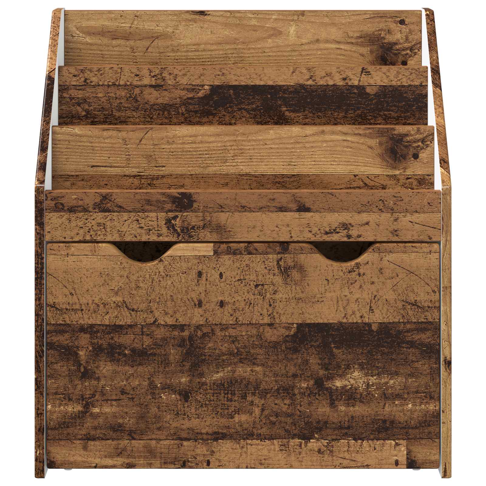 vidaXL Biblioteczka dla dzieci Stare drewno 60 x 29,5 x 69 cm