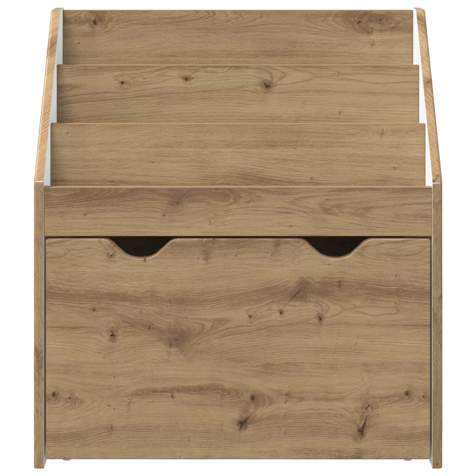 vidaXL Biblioteczka dla dzieci Dąb rzemieślniczy 60 x 29,5 x 69 cm