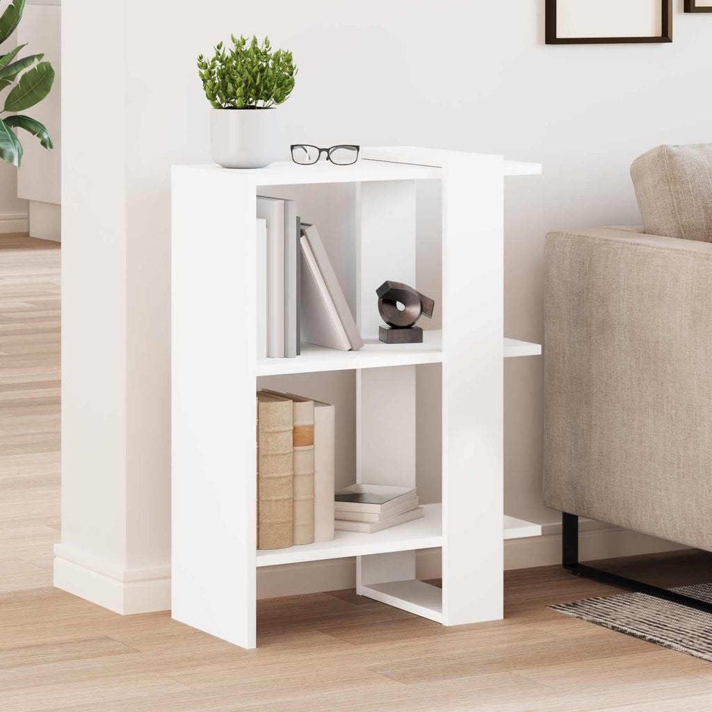 vidaXL Półka na książki Biały 52 x 25 x 71,5 cm