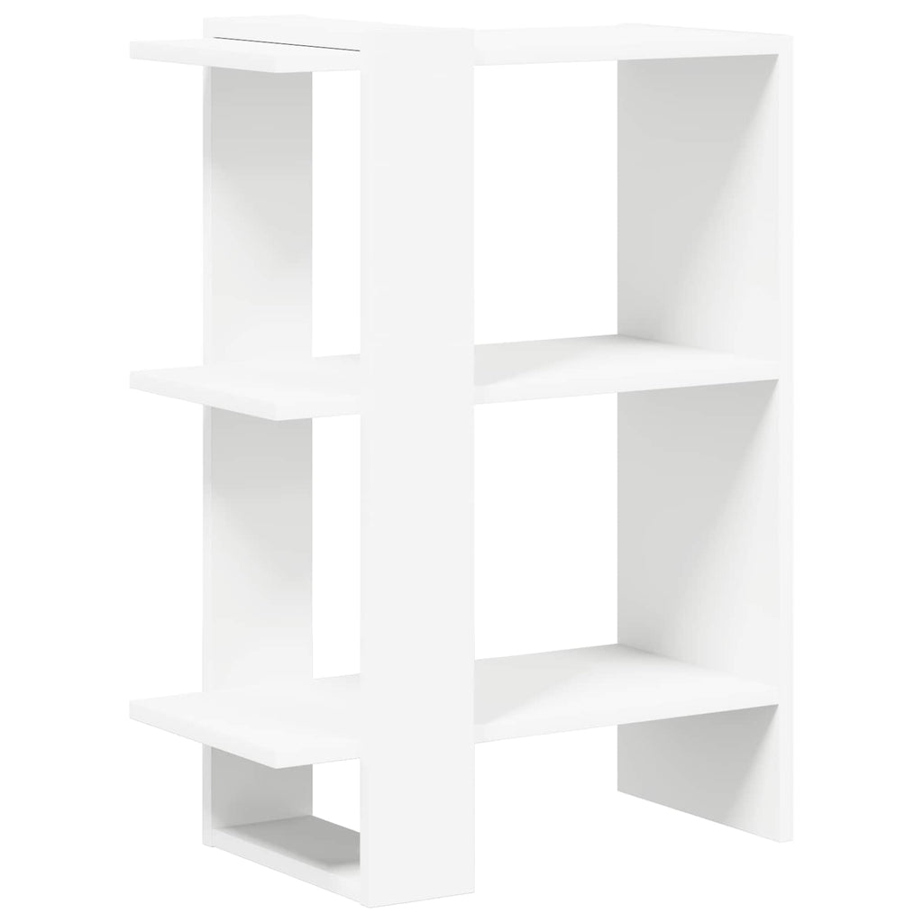 vidaXL Półka na książki Biały 52 x 25 x 71,5 cm