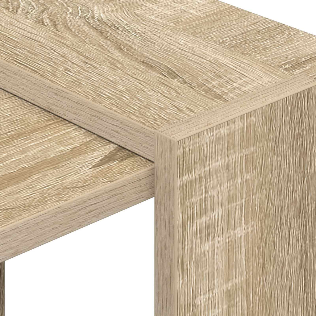 vidaXL Półka na książki 2 poziomy 52 x 25 x 71,5 cm Dąb Sonoma