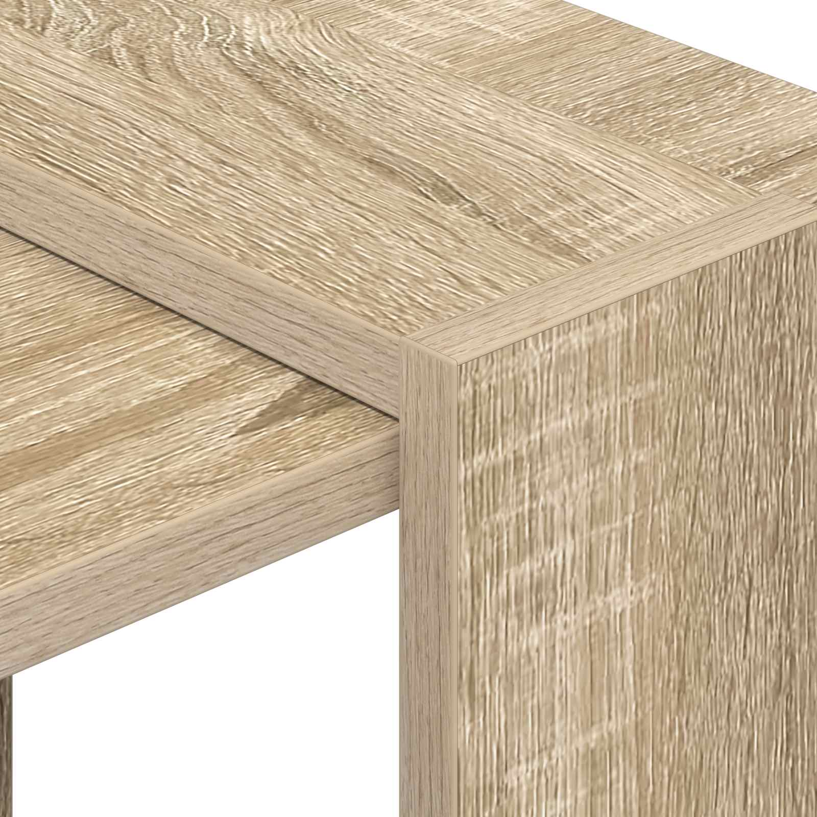 vidaXL Półka na książki 2 poziomy 52 x 25 x 71,5 cm Dąb Sonoma
