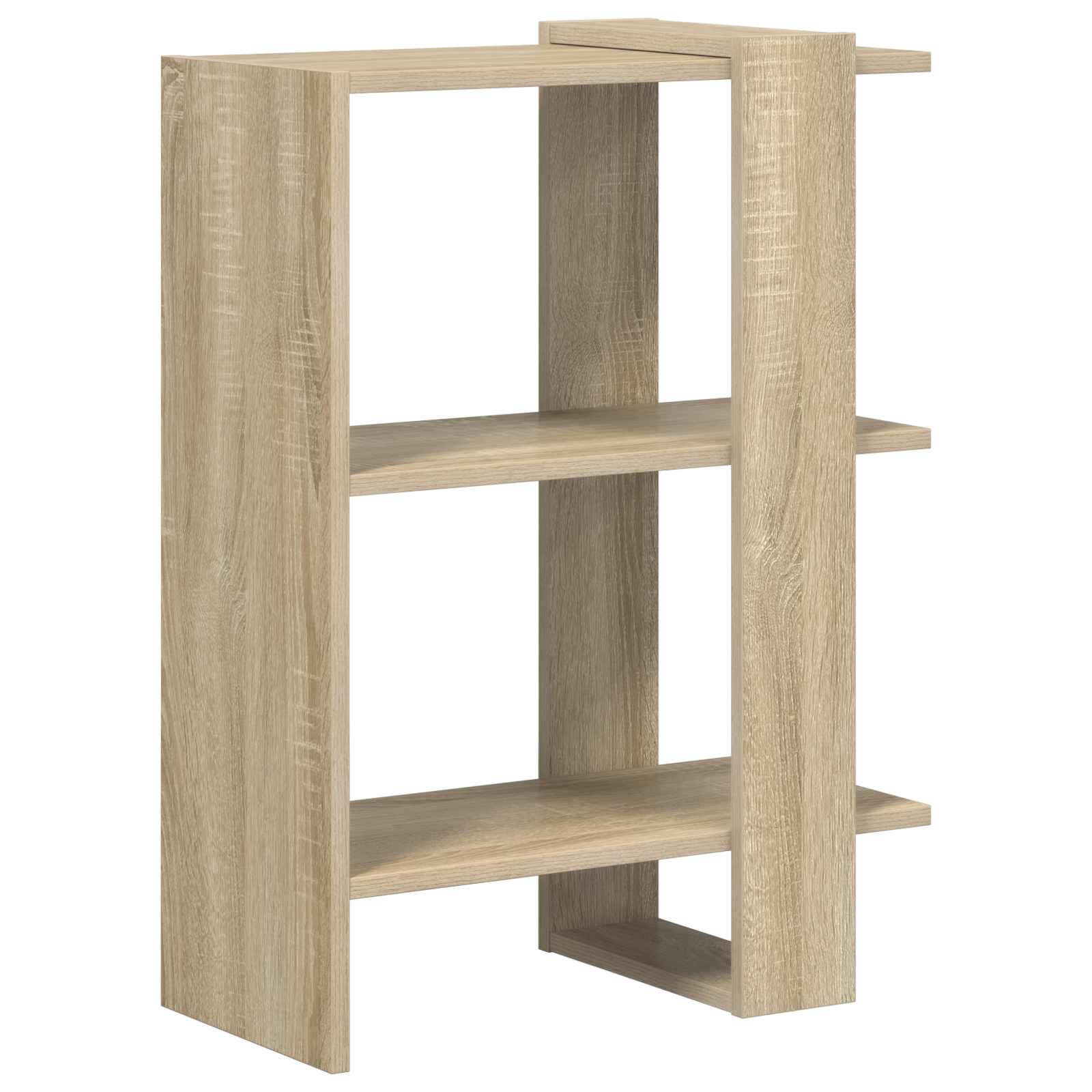 vidaXL Półka na książki Dąb Sonoma 52 x 25 x 71,5 cm