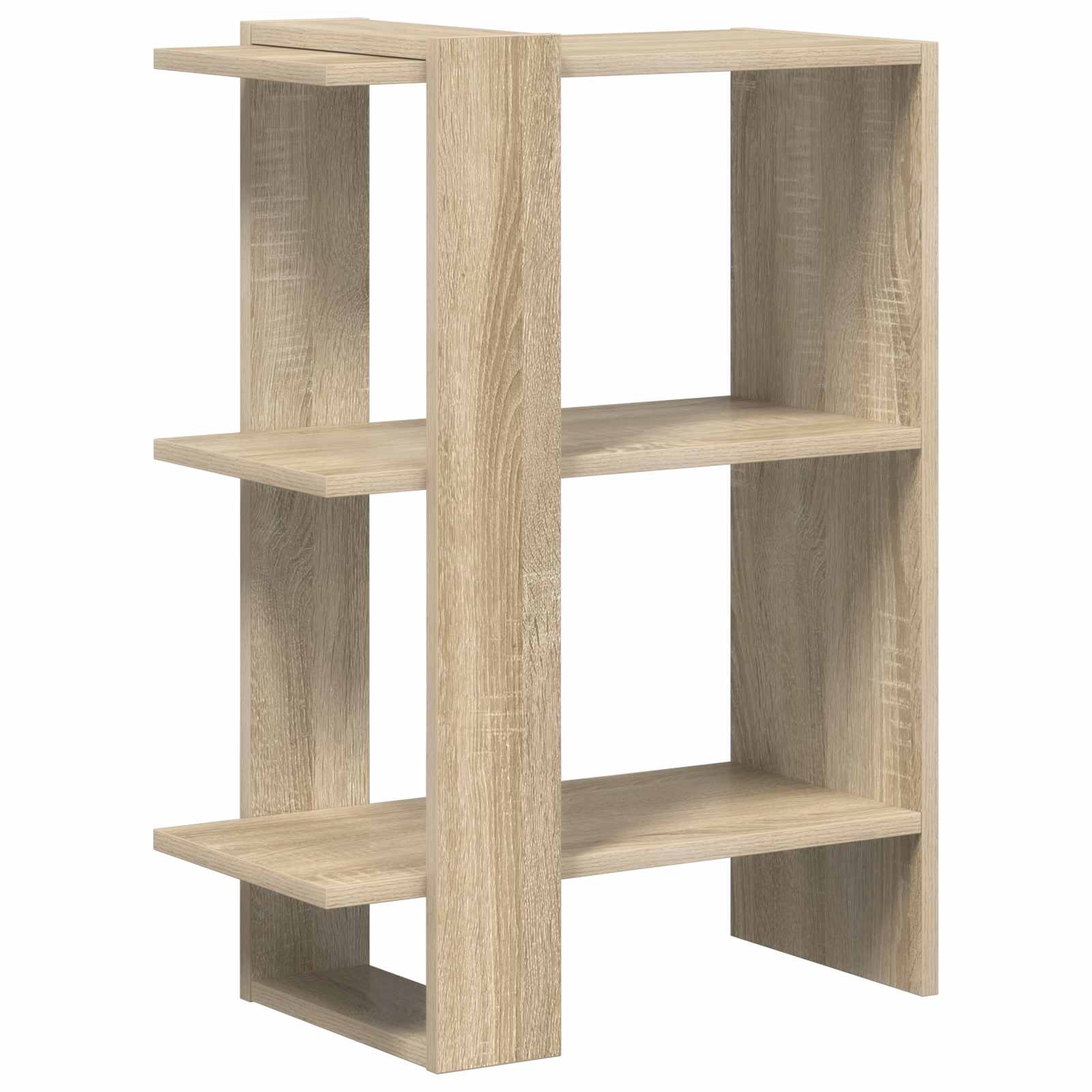 vidaXL Półka na książki Dąb Sonoma 52 x 25 x 71,5 cm
