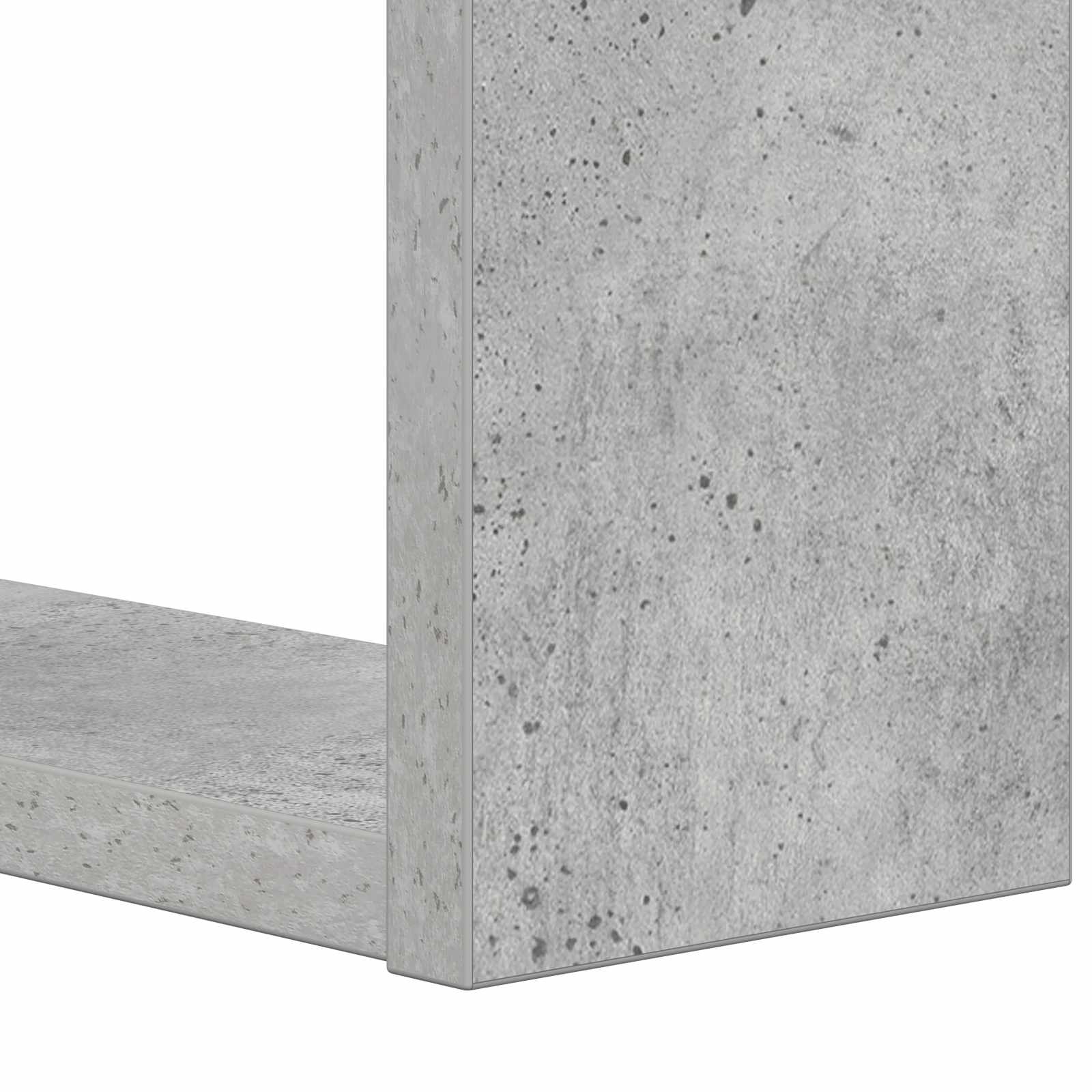 vidaXL Półka na książki Betonowy szary 52 x 25 x 71,5 cm