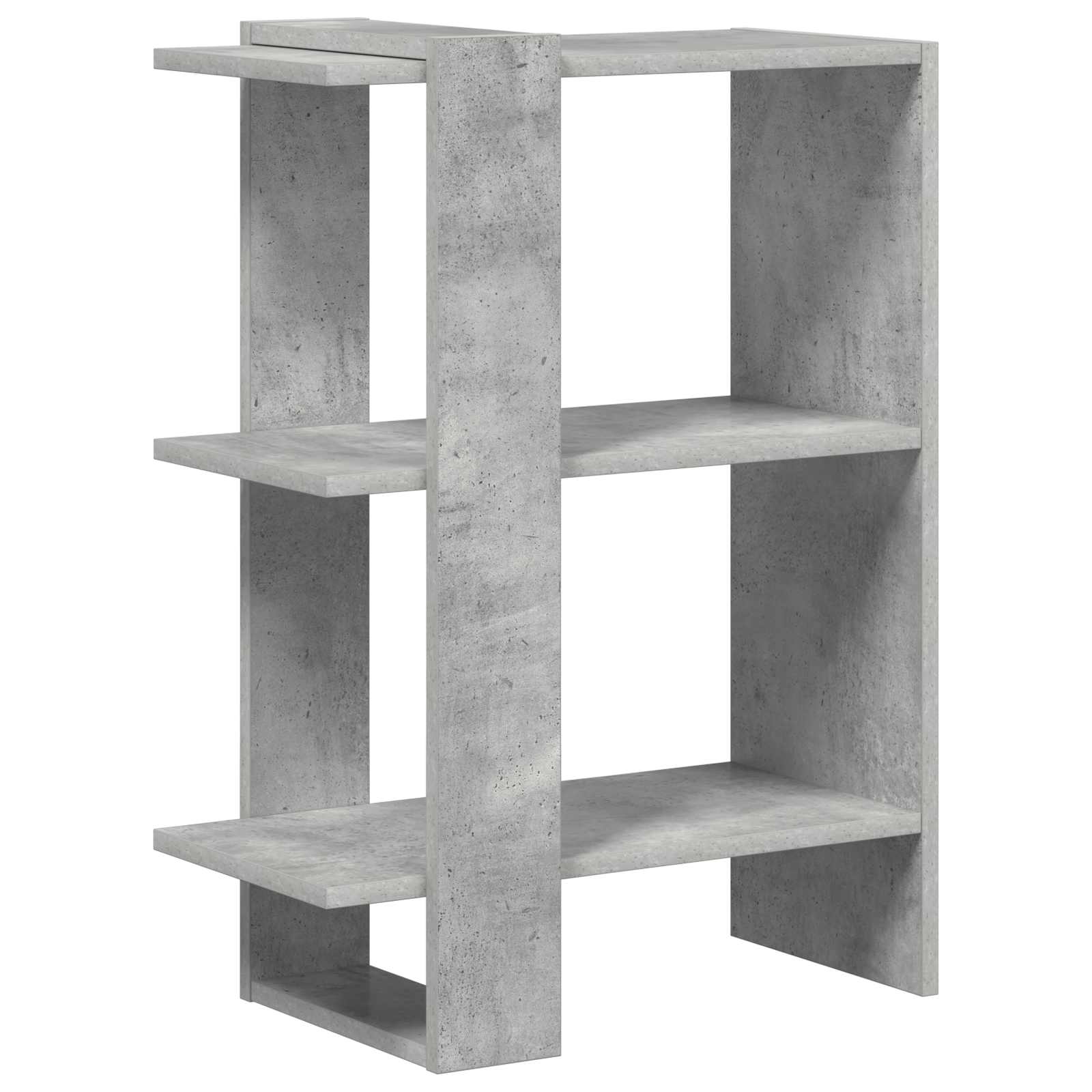 vidaXL Półka na książki Betonowy szary 52 x 25 x 71,5 cm