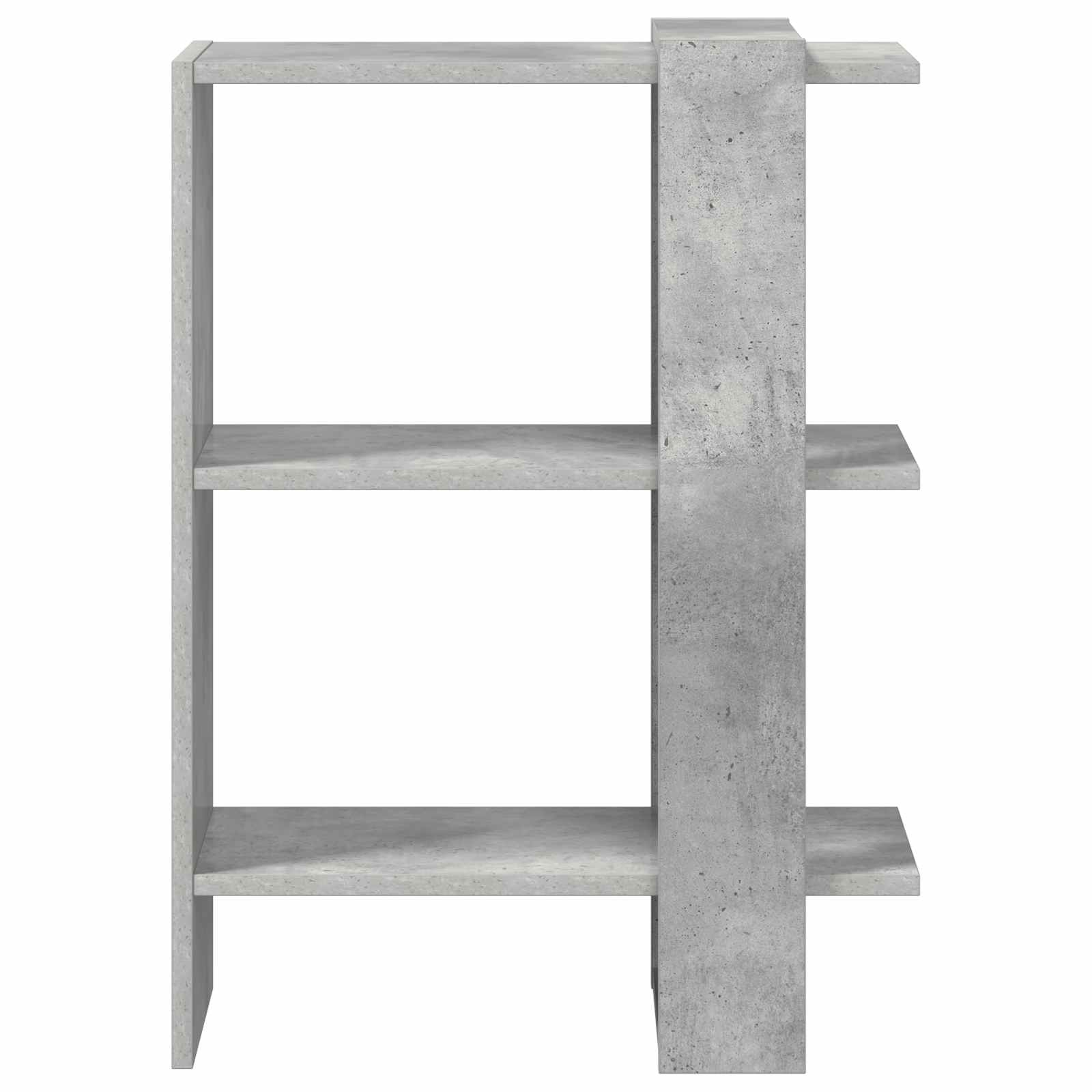 vidaXL Półka na książki Betonowy szary 52 x 25 x 71,5 cm