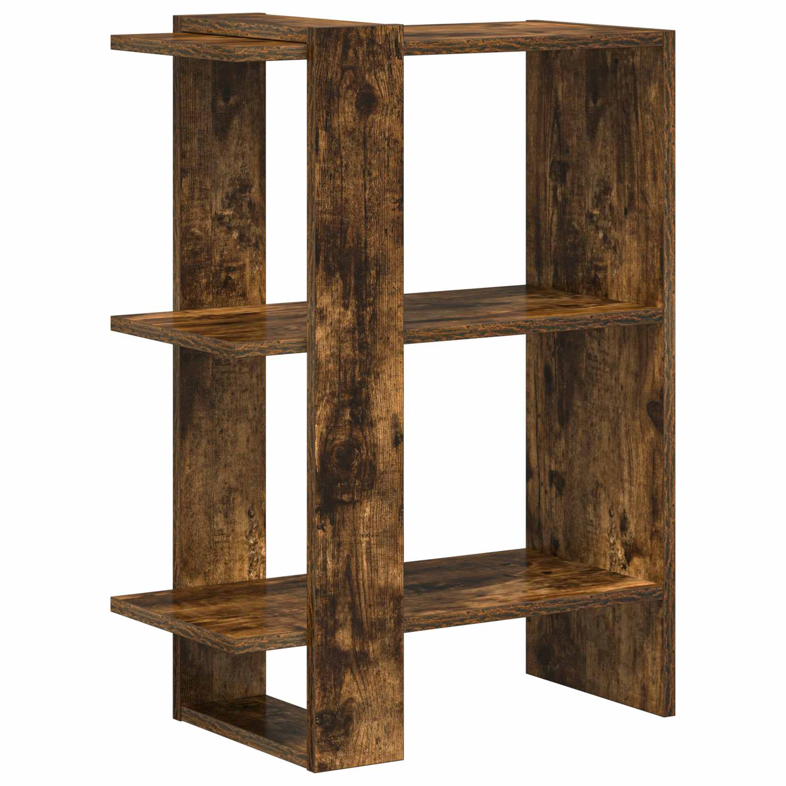 vidaXL Półka na książki Dąb wędzony 52 x 25 x 71,5 cm
