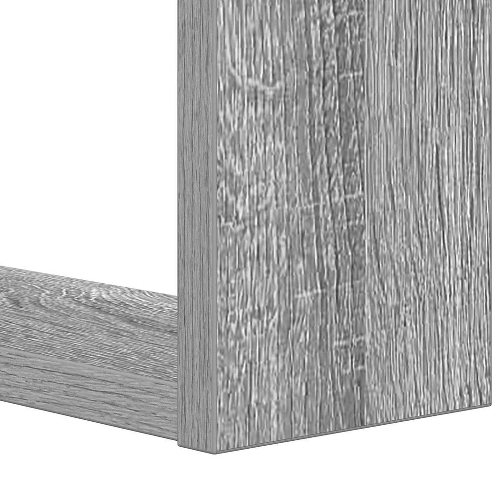 vidaXL Półka na książki Szary Sonoma 52 x 25 x 71,5 cm