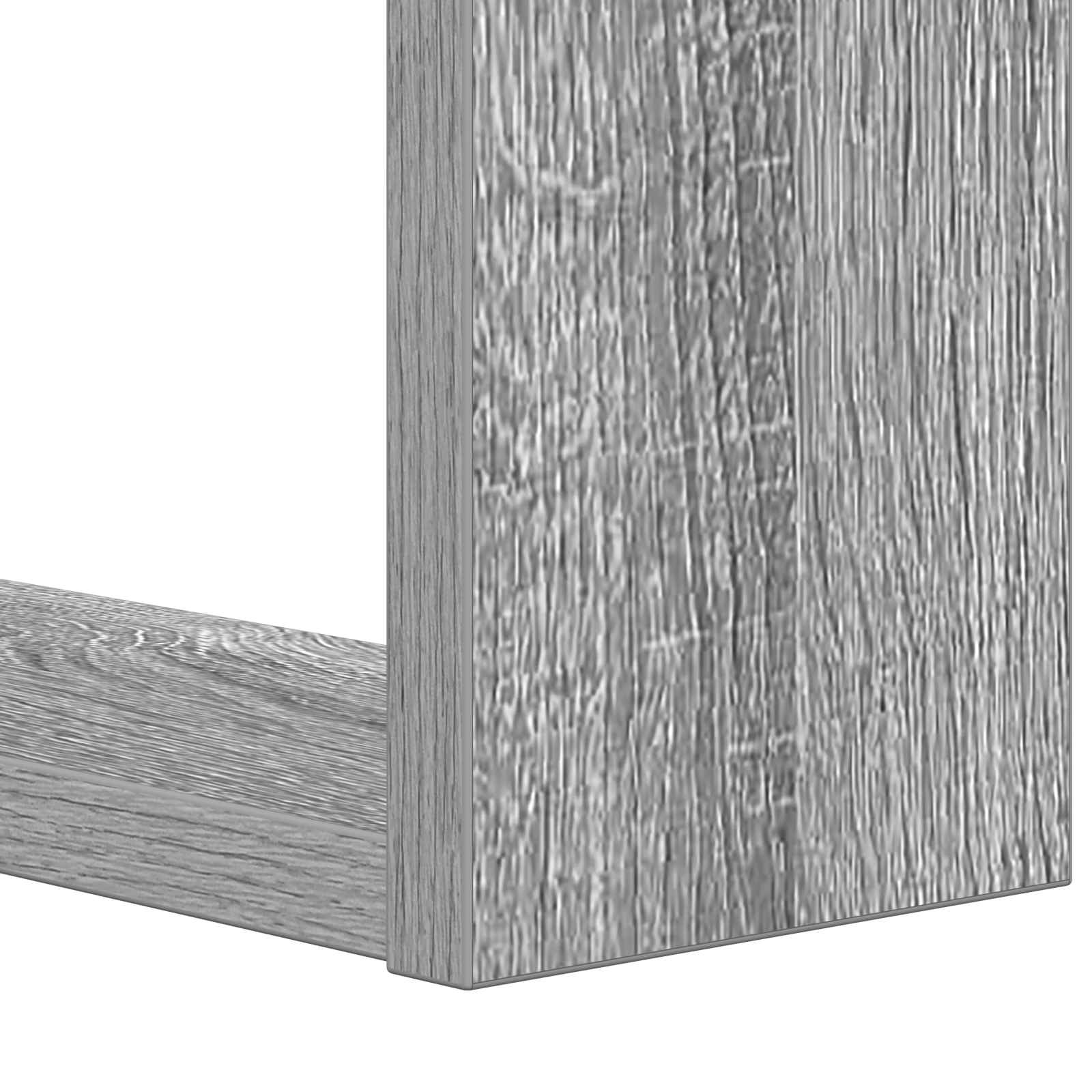vidaXL Półka na książki Szary Sonoma 52 x 25 x 71,5 cm