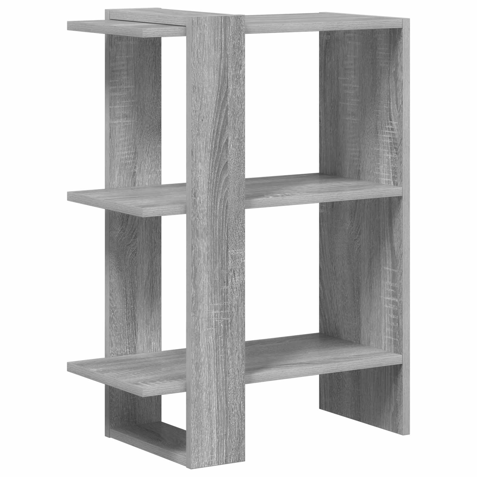 vidaXL Półka na książki Szary Sonoma 52 x 25 x 71,5 cm