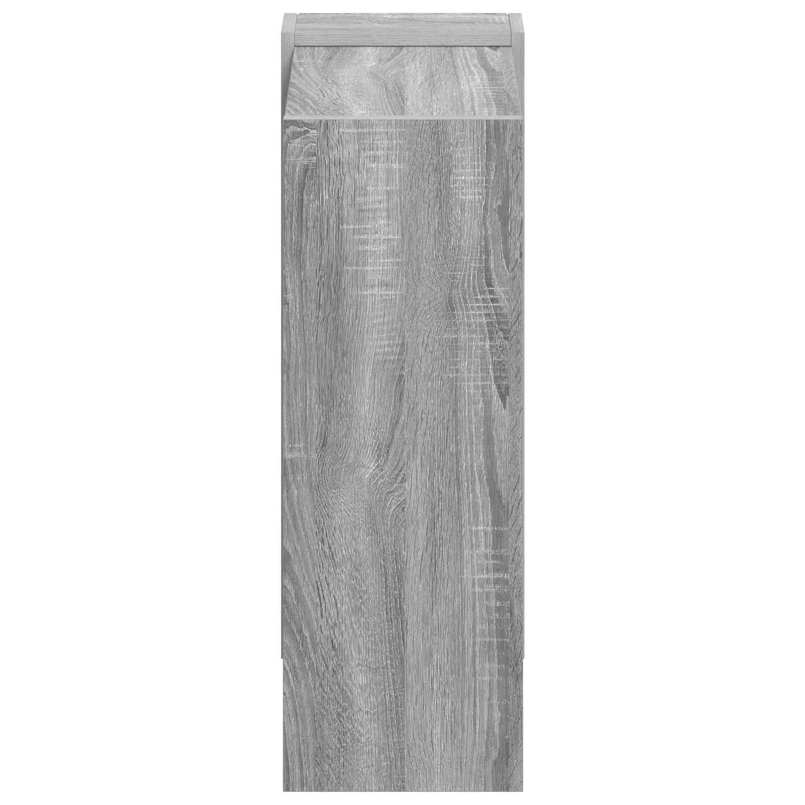 vidaXL Półka na książki 2 poziomy 52 x 25 x 71,5 cm Szary Sonoma