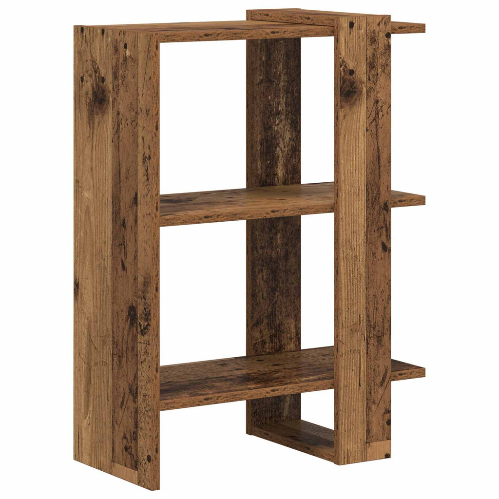 vidaXL Półka na książki Stare drewno 52 x 25 x 71,5 cm