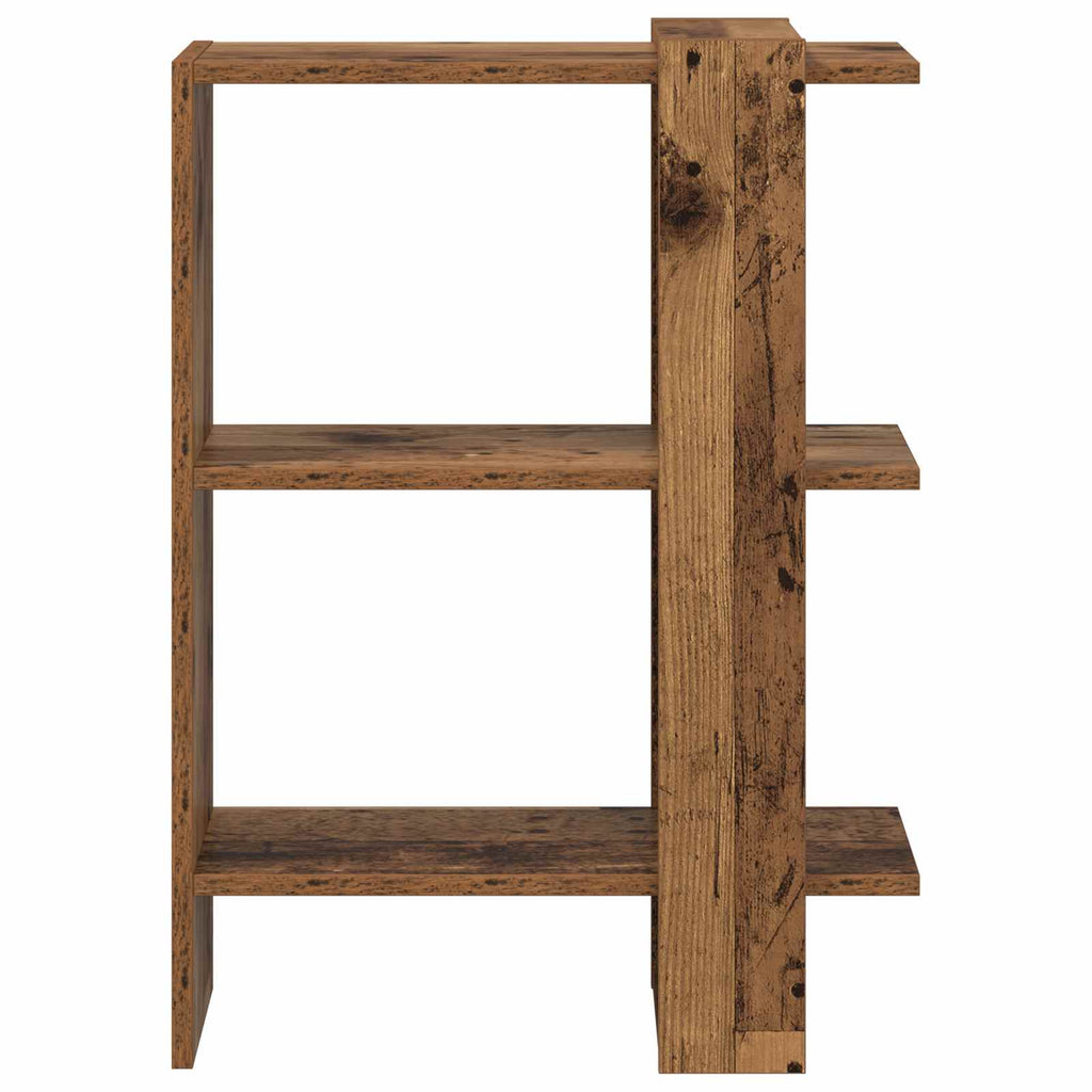 vidaXL Półka na książki Stare drewno 52 x 25 x 71,5 cm