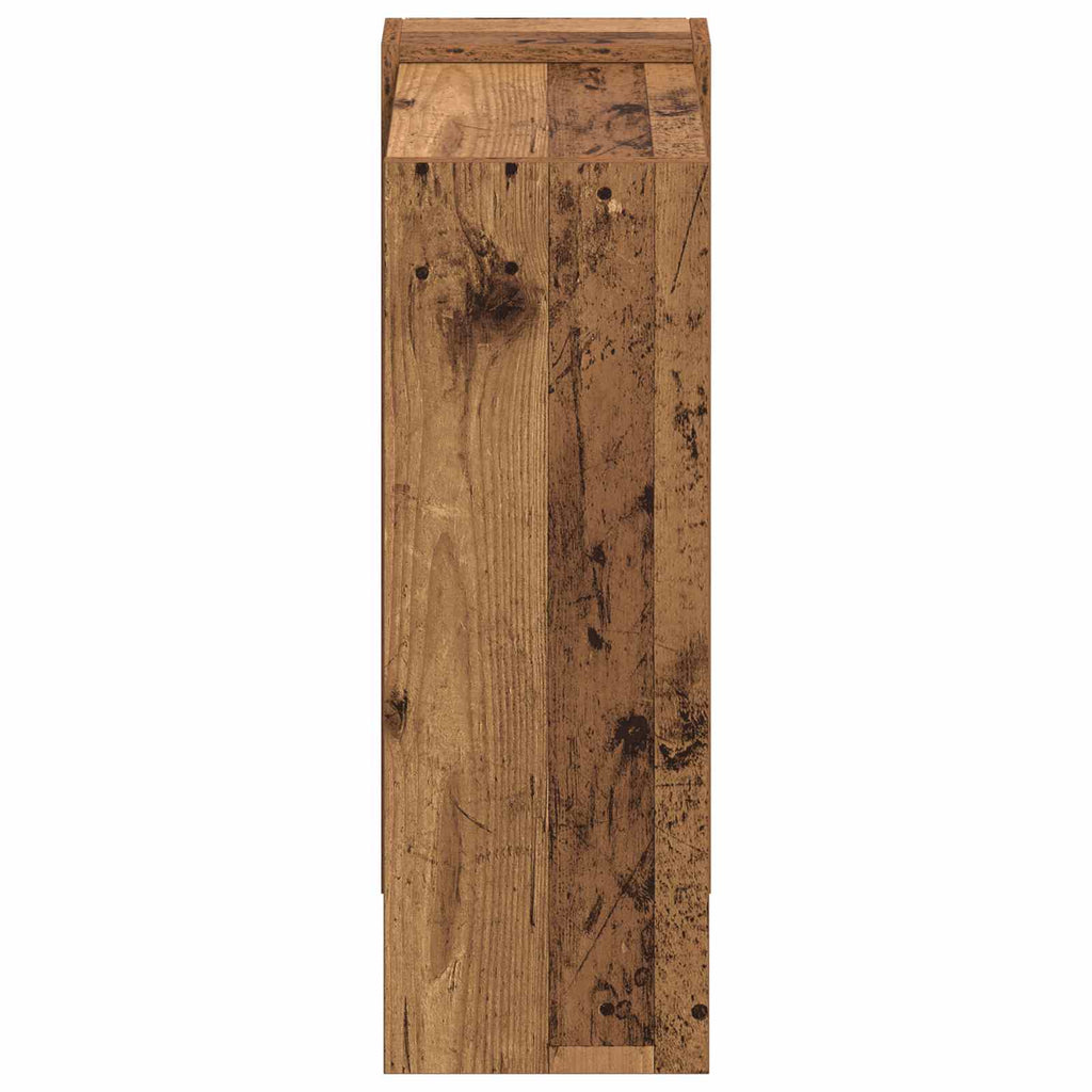 vidaXL Półka na książki Stare drewno 52 x 25 x 71,5 cm