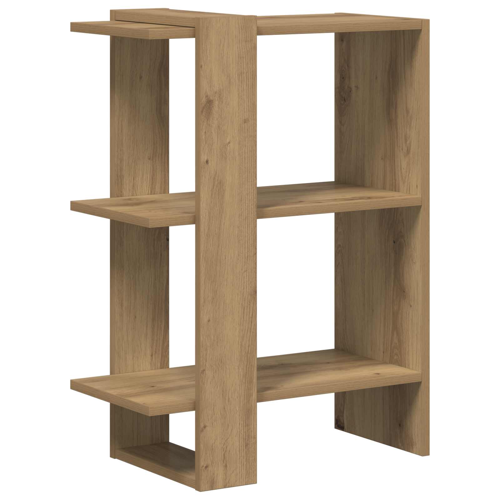vidaXL Półka na książki Dąb rzemieślniczy 52 x 25 x 71,5 cm