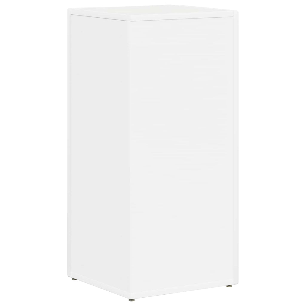 vidaXL Półka boczna Biały 33 x 32 x 70,5 cm Materiał drewnopochodny