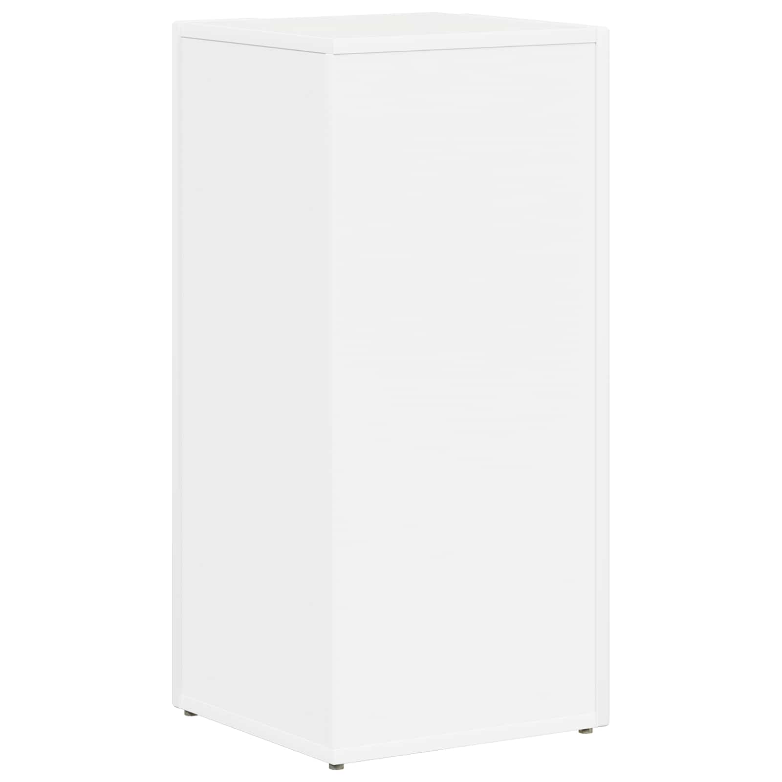 vidaXL Półka boczna Biały 33 x 32 x 70,5 cm Materiał drewnopochodny