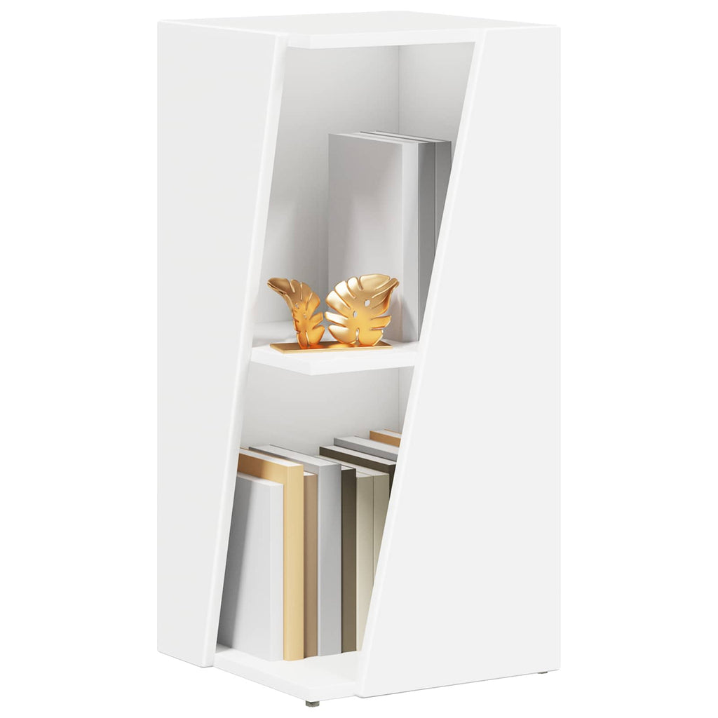 vidaXL Półka boczna Biały 33 x 32 x 70,5 cm Materiał drewnopochodny