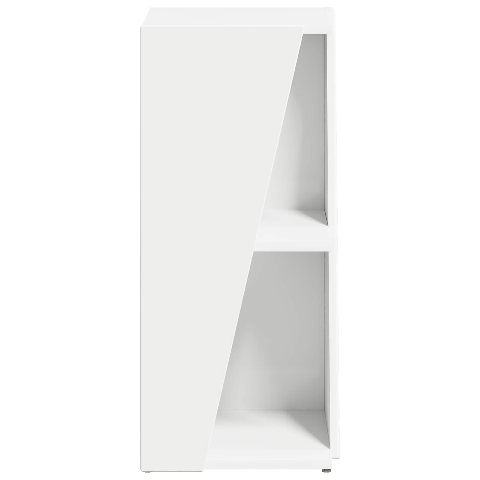 vidaXL Półka boczna Biały 33 x 32 x 70,5 cm Materiał drewnopochodny