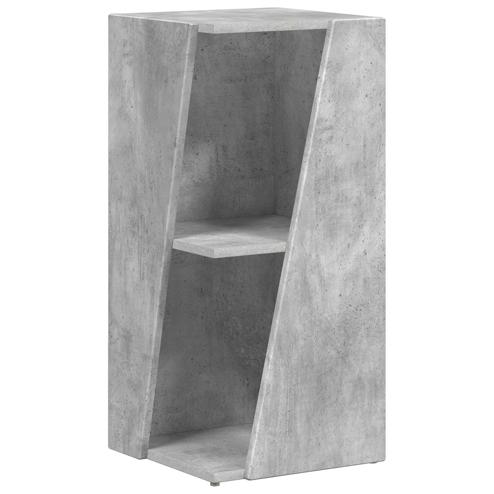 vidaXL Półka boczna Betonowy szary 33 x 32 x 70,5 cm