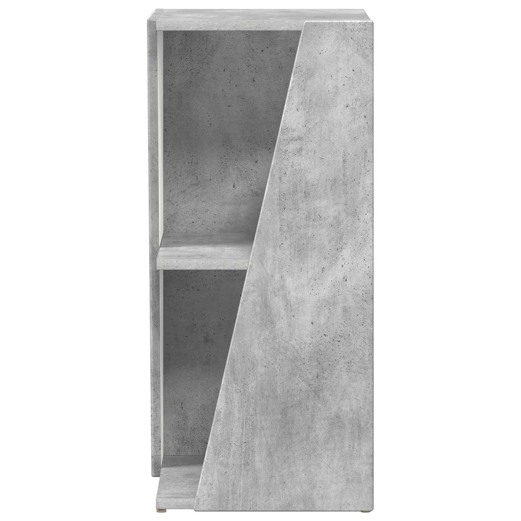 vidaXL Półka boczna Betonowy szary 33 x 32 x 70,5 cm